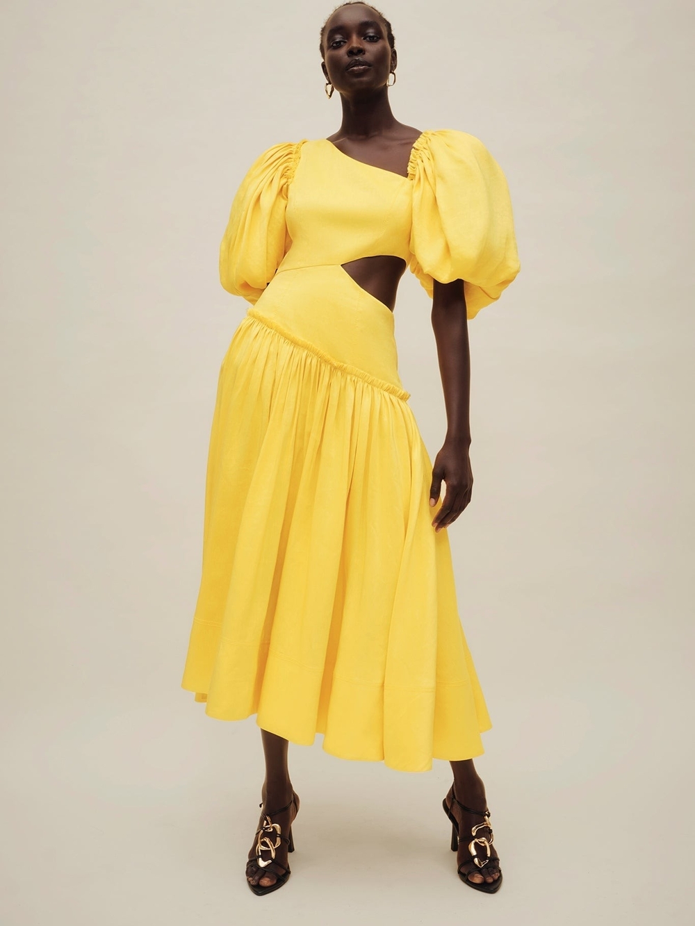 Aje Chateau Midi Dress NEW
